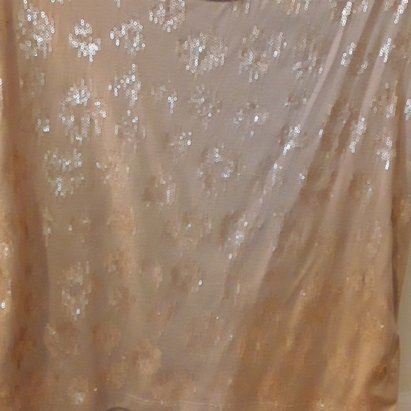 Sequin Front Short Top - Picture 2 of 3